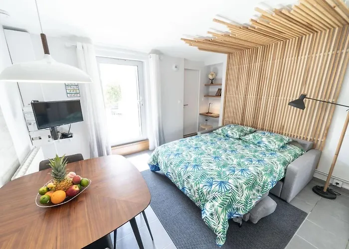 Apartmán Studio Jacquard Avec Terrasse Centre Lyon Oullins